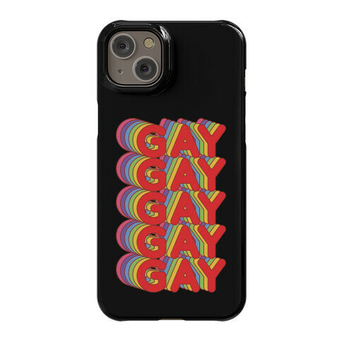 Gay Retro Rainbow Phone Case